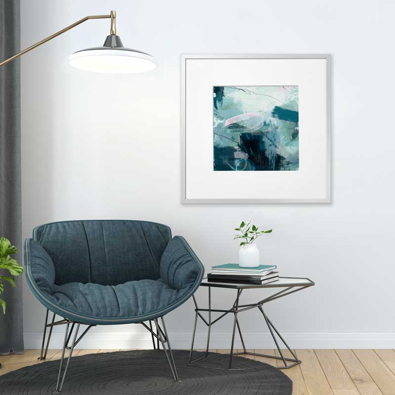 A Walk in the Alps - original abstract landscape