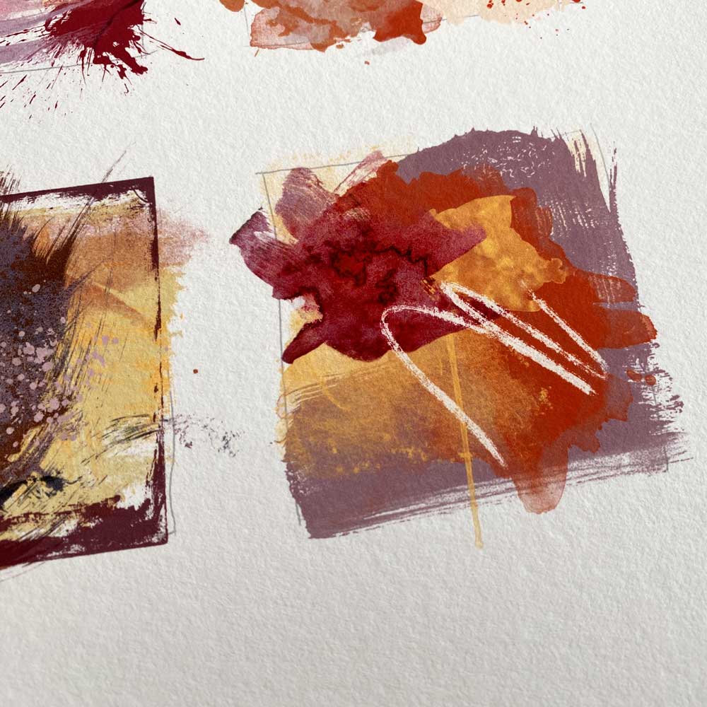 Little Squares of Autumn Warmth