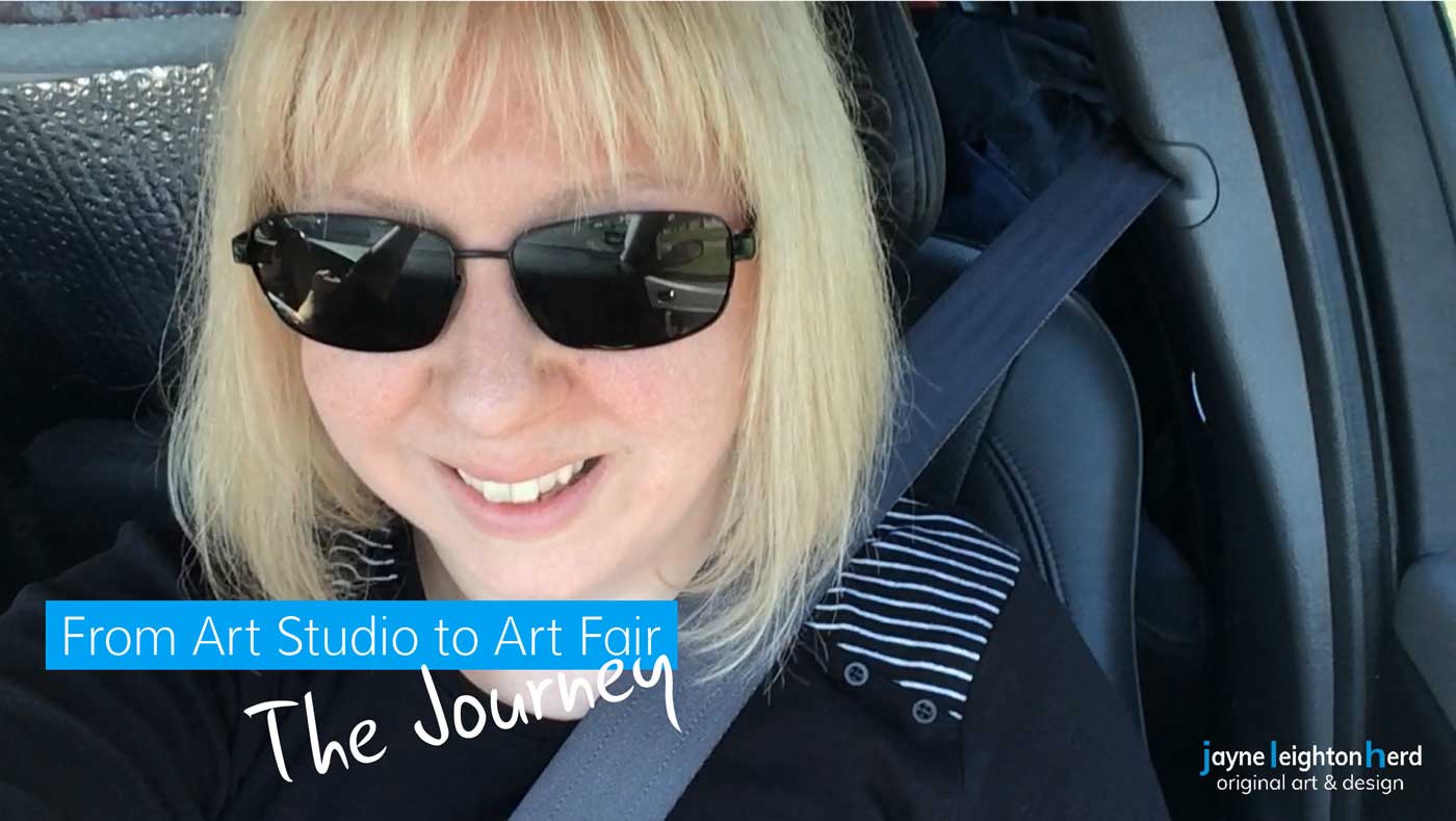 Behind the scenes: the journey from art studio to art fair!