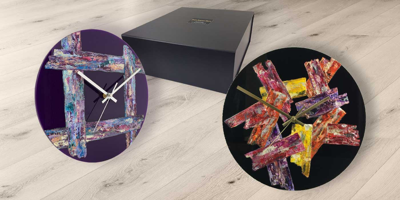 Buy original, contemporary, designer wall clocks by Jayne Leighton Herd