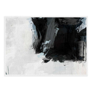 Black & white monochrome abstract fine art print - Contemplation by Jayne Leighton Herd