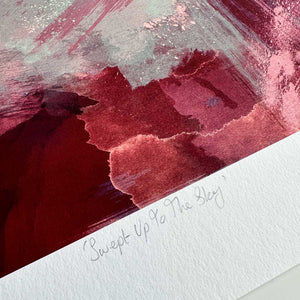 Swept Up To The Sky - limited edition print