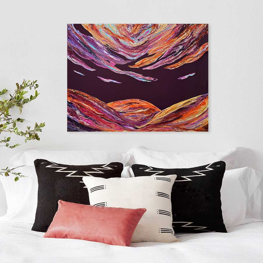 Aubergine Skies