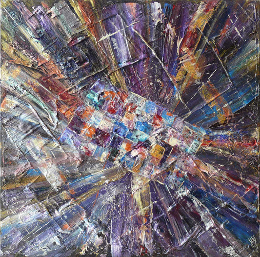 'Inner Space II' original artwork on box canvas