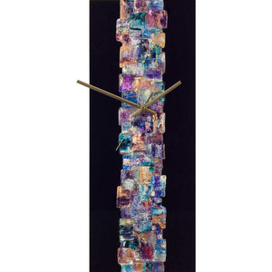 One-off design hand-painted wall clock