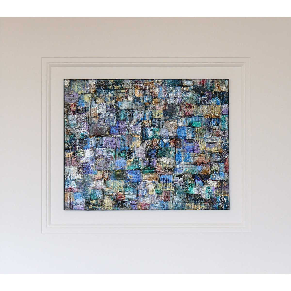 'Sweet Smell of Rain' mounted original on canvas board
